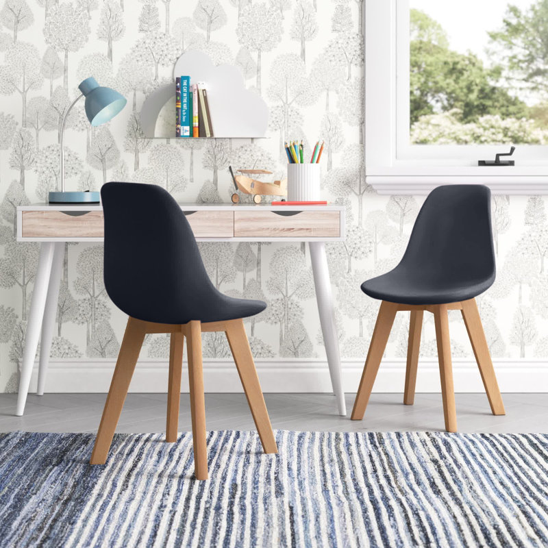 Mack Milo Adaline Modern Kids Chair Colour Grey White